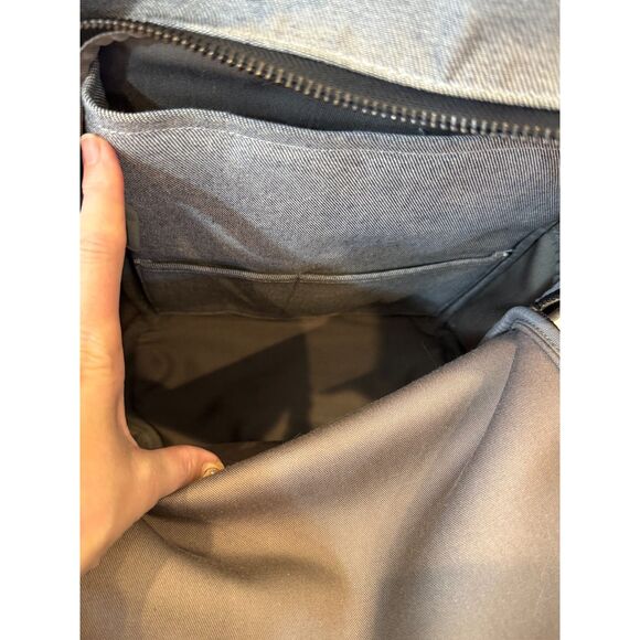 Everlane Cotton Canvas Modern Zip Backpack Rucksack Slate Grey Laptop main image 9